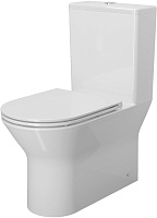 Ambassador Унитаз компакт Elysium безободковый белый с сиденьем микролифт